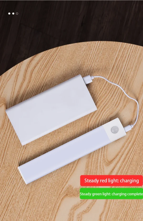 S017e76dfc06f4e9bba7b26e1311bebfed.webp LED Cabinet Light USB Type-C Rechargeable Motion Sensor Led Lamp for Kitchen Wardrobe Cabinet Lighting 20cm/30cm/40cm/50cm/60cm