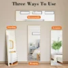 S0ca950dc7ae2458bb037af03d73eb631Z.webp 56"x21" Full Length Mirror with Aluminum Alloy Frame Leaning or Standing Full Length
