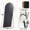 S14722f1b89b34bb182eedee003f2e65f3.webp 56"x21" Full Length Mirror with Aluminum Alloy Frame Leaning or Standing Full Length