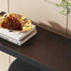 S19a16dc947a84788ad2afe785745cc63P.webp Modern Console Table with Geometric Base, 40 inch Wood Entryway Table