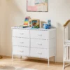 S19e832aa424547bcb9785d1b3a022cfej.webp 6 Fabric Drawers Nightstand For Bedroom Bedside Sofa Table With Storage