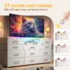 S3068cf2f17d44d408554083d0ac6fa74M.webp EnHomee 60" TV Stand with 11 Drawers – LED Lighting