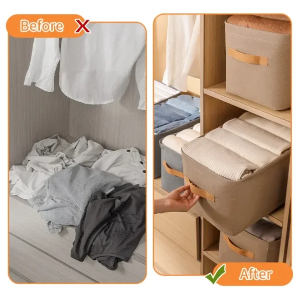 S3366e4e4e1ad48b29120e568f598a0b6O.webp Thicken Clothes Organizer Pants Sweater Storage Cabinets Drawers Organizer Jeans Storage Box Wardrobe Clothes Storage Organizers