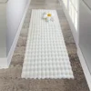 Rabbit fur rug is soft, thick, non-slip, waterproof, machine washable, perfect for living room and bedroom.