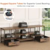 Wooden Tv Stand For Up To 75 Inch TV Entertainment Center For Living Room