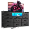 S6b4ac57587ae435c9e3b2aac2fb0a5a6z.webp EnHomee 60" TV Stand with 11 Drawers – LED Lighting