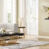 S6c4597a7659547fd8c1e3c7aadd5c1aeG.webp Modern Console Table with Geometric Base, 40 inch Wood Entryway Table
