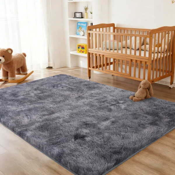 Ultra-Soft Puffy Rug, Bedroom & Living Room Indoor Floor Mat