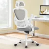 S6e7b540899304fcba263eb18678edd50L.webp Mesh Ergonomic Office Computer Desk Chair Flip-up Arms Adjustable Headrests Comfortable Lumbar Support
