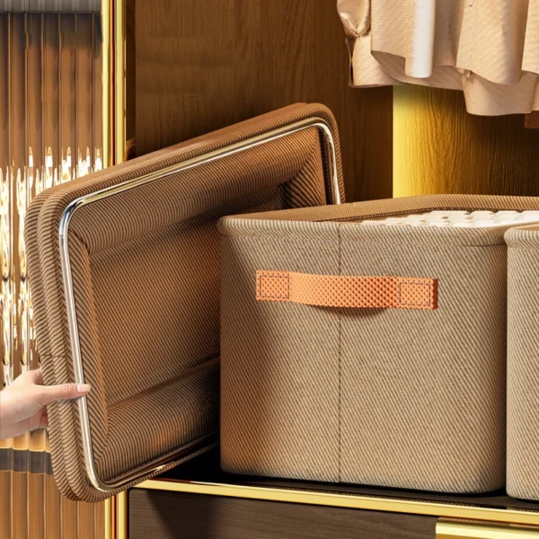 S747068ff63e5406b9fa7ce4c320c87cdo.webp Thicken Clothes Organizer Pants Sweater Storage Cabinets Drawers Organizer Jeans Storage Box Wardrobe Clothes Storage Organizers