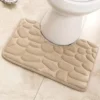 Washroom toilet foot mat U-shaped floor mat, waterproof pad Bathroom bathroom, water absorption
