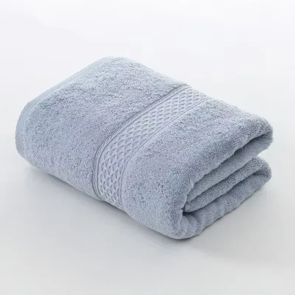 Sa35d9e7cb31e4b5eb1f7b9698e527c98A.webp Bath Towel Washcloth Cotton Towel Solid Color Soft Absorbent Towels Multipurpose Use For Hotel Bathroom