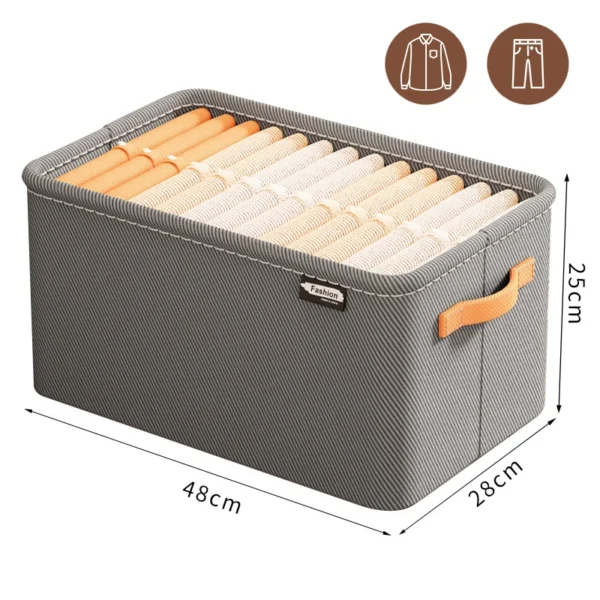Sa7060136c71c44bcbd12657dc1f8e2e7h.webp Thicken Clothes Organizer Pants Sweater Storage Cabinets Drawers Organizer Jeans Storage Box Wardrobe Clothes Storage Organizers
