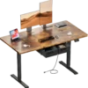 Electric Standing Desk Height Adjustable Gaming Computer Workstation with Memory 176lbs