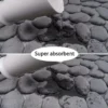 Washroom toilet foot mat U-shaped floor mat, waterproof pad Bathroom bathroom, water absorption