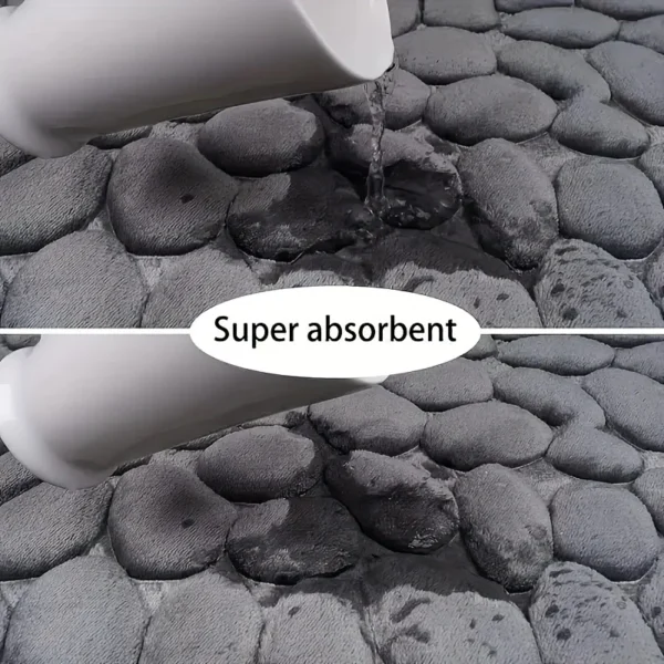 Washroom toilet foot mat U-shaped floor mat, waterproof pad Bathroom bathroom, water absorption