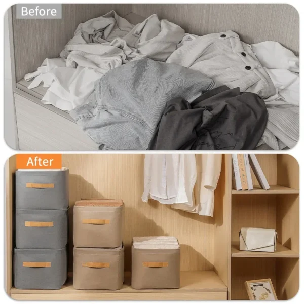 Se96f691fedcd4e09a3ecd4a80f0028f7Z.webp Thicken Clothes Organizer Pants Sweater Storage Cabinets Drawers Organizer Jeans Storage Box Wardrobe Clothes Storage Organizers