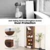 6 Tier Wooden Shelf Bookcase 63 Inch Tall Floor Standing Open Bookshelf