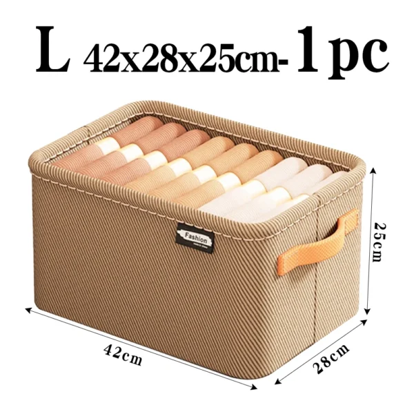 Sef12c58d833b4585a2aac123619f32d4w.webp Thicken Clothes Organizer Pants Sweater Storage Cabinets Drawers Organizer Jeans Storage Box Wardrobe Clothes Storage Organizers
