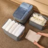 Sf0baf757053845c28415027a7f796fff5.webp Thicken Clothes Organizer Pants Sweater Storage Cabinets Drawers Organizer Jeans Storage Box Wardrobe Clothes Storage Organizers