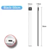 Sf7886804547c4cad851350aa36355901n.webp LED Cabinet Light USB Type-C Rechargeable Motion Sensor Led Lamp for Kitchen Wardrobe Cabinet Lighting 20cm/30cm/40cm/50cm/60cm
