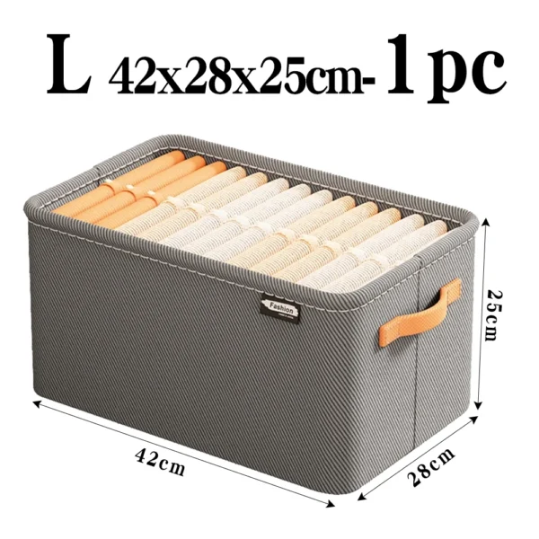 Sf8015385a19c48c1ae14e547d9ce6a02n.webp Thicken Clothes Organizer Pants Sweater Storage Cabinets Drawers Organizer Jeans Storage Box Wardrobe Clothes Storage Organizers