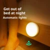 1pc Motion Sensor Night Light - Wireless LED Detector Lamp for Bedroom, Staircase, Closet, and Room Decor-