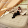 2 Persons Inflatable Mattress Camping Folding Outdoor Indoor Home Air Cushion 48cm High Bed Lazy Laying Soft Skin-friendly