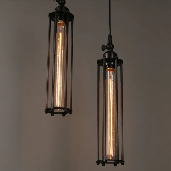 Vintage Pendant Light Loft Retro Chandelier Pendant Lamp E27 Base Industrial Hanging light Edison
