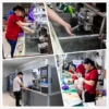 Kitchen Faucet Flexible Pull Out 2 Modes Nozzle Hot Cold Water Mixer Tap Deck Mounted Sprayer and Stream SUS 304 Faucets
