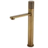 Basin Faucets Antique Bronze Bathroom Faucet Hot & Cold Brass Bathroom Sink Faucet
