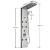 H770f38f605894a81a043b5b90843bb14D.webp LED Shower Panel Waterfall Rain Digital Display Shower Faucet System Set Bathroom Column Mixer With SPA Massage Jet