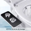 H789a542fcb0349168462cd25a2b148adp.webp Bidet Toilet Seat Attachment Ultra-thin Non-electric Self-cleaning Dual Nozzles Frontal
