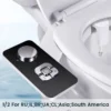 Hae2be3d3140f43d0b1c7496cfabd9953p.webp Bidet Toilet Seat Attachment Ultra-thin Non-electric Self-cleaning Dual Nozzles Frontal