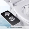 Hfcba5a8cf4ac4a62812303f36c3454f0V.webp Bidet Toilet Seat Attachment Ultra-thin Non-electric Self-cleaning Dual Nozzles Frontal