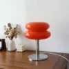 Macaron Glass Table Lamp Trichromatic Dimming Living Room Atmosphere Lamps Eye Protection Decor