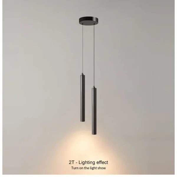 Nordic LED Cord Pendant Lighting for Kitchen Bedside Adjustable Line Suspended Hanging Lamps Chandelier