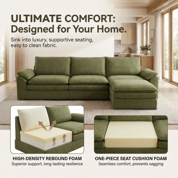 S073dabb67c934006941fe79c22c77885H.webp Modern Cloud Modular Sofa Set, Soft Thick Memory Foam, Frameless Couch with Pillows, Easy Assembly for Living Room Bedroom