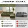 S0791ae62c58e45368badf5dc0421c0a9H.webp Modern Cloud Modular Sofa Set, Soft Thick Memory Foam, Frameless Couch with Pillows, Easy Assembly for Living Room Bedroom