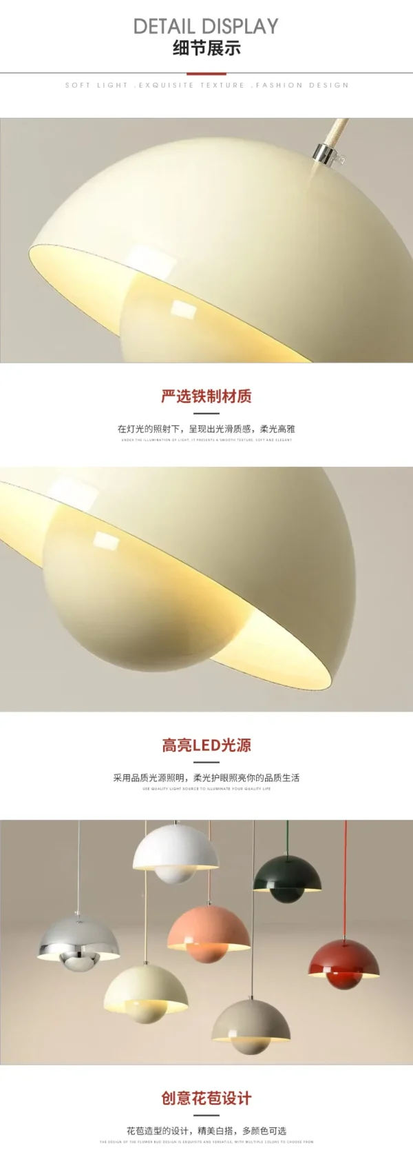 S07a67f0681db4fb890a2b329b29aad5aT.webp Creative Chandelier Bedroom Study Restaurant Pendant Lights Decorative Lamp Multi-color 23cm