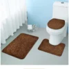 S0bd84c530e8e40428f6d0d46ba44f39dd.webp 1 Set of Solid Color Simple Bathroom Water-absorbing and Non-slip Floor Mat Stone Pattern, Comfortable and Soft, Three-piece Set