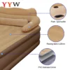 2 Persons Inflatable Mattress Camping Folding Outdoor Indoor Home Air Cushion 48cm High Bed Lazy Laying Soft Skin-friendly