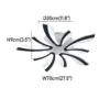 S0f858097ff61453db67039b6d6c9f518w.webp Acrylic Modern Ceiling Lamp Chandelier Pendant Light Led Living Dining Room Luminair Nordic Indoor Hotel Flower Decor