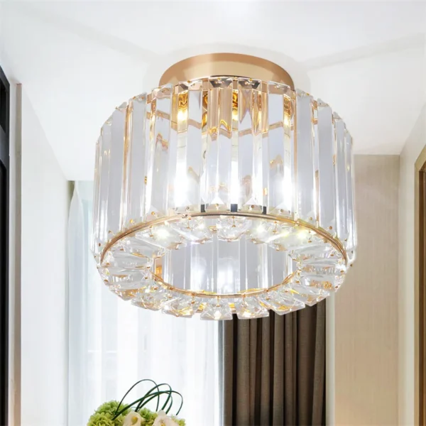 Modern Pendant  Light Luxury Chandelier Led Crystal Ceiling Lamp