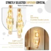 S12ffd12eb6c44082be60bd11926a587fj.webp Modern Crystal Wall Lamp 3-Layer Wall Crystal Sconce Light E14 Led Corn Lights