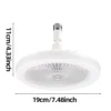 Rotatable 3in1 Ceiling Fan with Remote Control Lighting Lamp E27 Converter Base