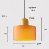 S13696890040c4882bb4889b781ed14221.webp Nordic Modern Glass Bedroom Bedside Long Line Small Chandelier Restaurant Bar