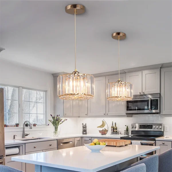Modern Pendant  Light Luxury Chandelier Led Crystal Ceiling Lamp