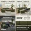 S13c8558d247e468f95edace70ef75ab6x.webp Modern Cloud Modular Sofa Set, Soft Thick Memory Foam, Frameless Couch with Pillows, Easy Assembly for Living Room Bedroom