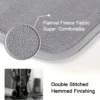 Square Plush Kitchen Rug Soft Flannel Non Slip Absorbent Floor Mat for Bathroom Toilet